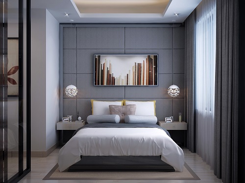 Tưởng tượng phòng ngủ của bạn trở nên ấm áp và lãng mạn hơn với ốp gạch tường phòng ngủ. Sự mềm mại và đẹp mắt của chúng sẽ tạo ra một không gian nghỉ ngơi tuyệt vời cho bạn. Hãy xem hình ảnh để cảm nhận điều này nhé!