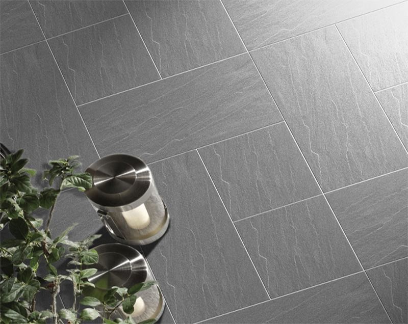 Gạch lát nền 30x60 giải quyết được triệt để vấn đề phòng khách xây méo mó, nhiều nhược điểm