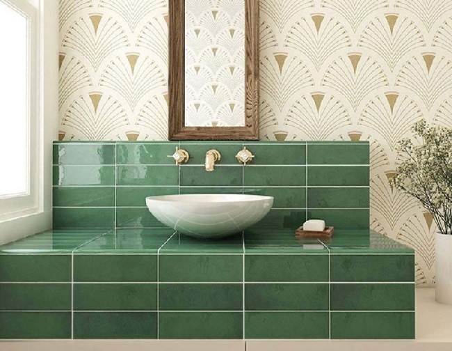 gạch ốp nhà tắm màu xanh lam gạch ốp nhà tắm màu xanh lam