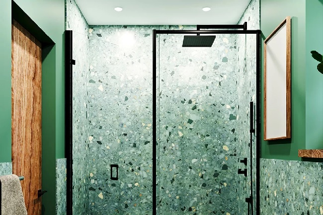 Gạch terrazzo màu xanh – Giải pháp hoàn thiện cho thiết kế đẹp